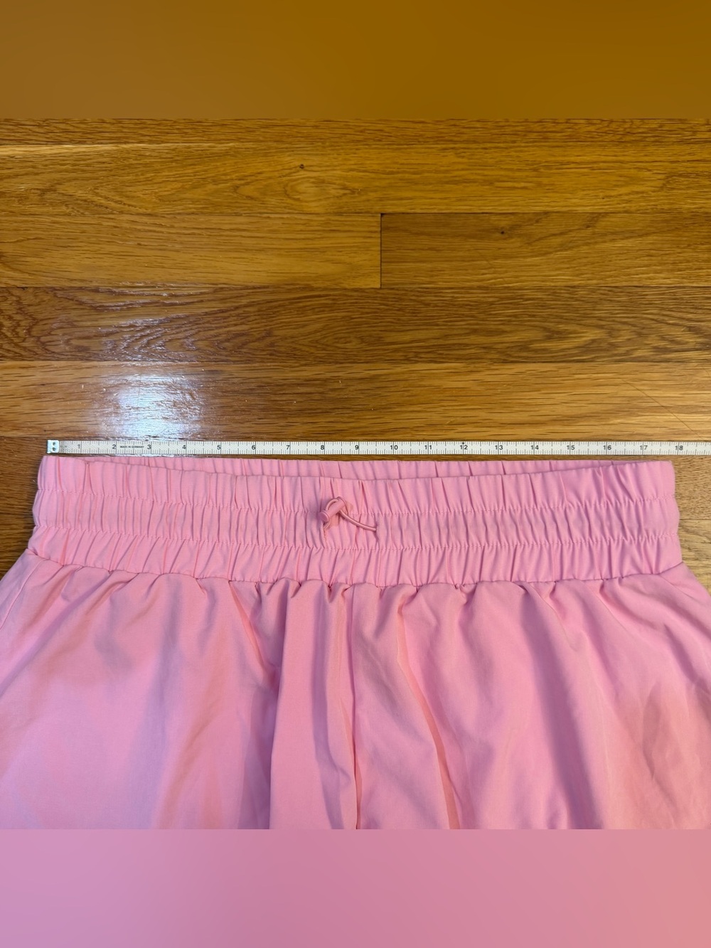 JoyLab High Rise Flowy Double Layer Shorts in Pink - Size Large Drawcord NWOT - Picture 3 of 7